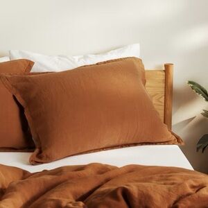 Two Parachute Linen Sham Sets - Terra